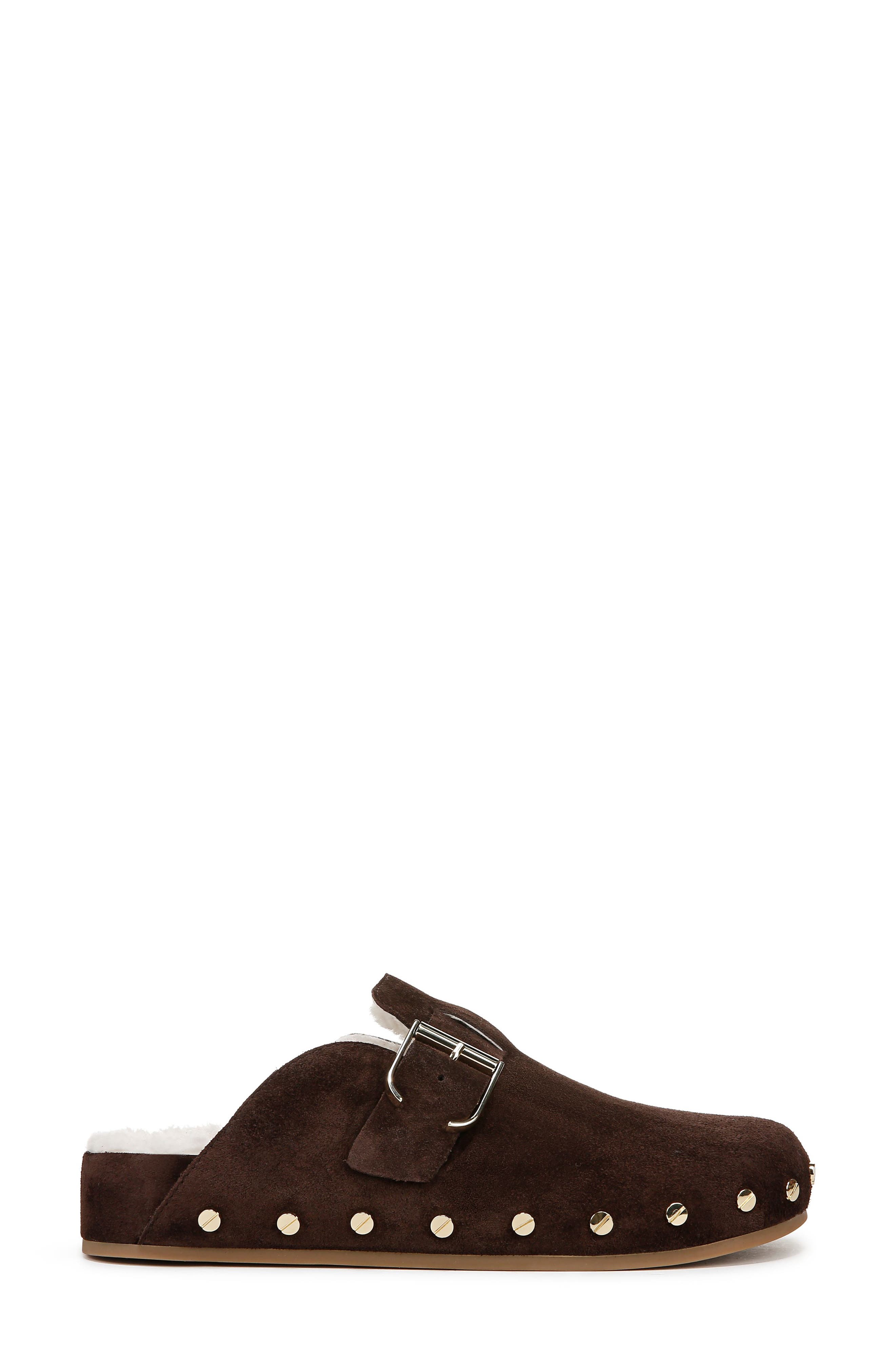 Fern 2 Genuine Shearling Clog, Alternate, color, ESPRESSO