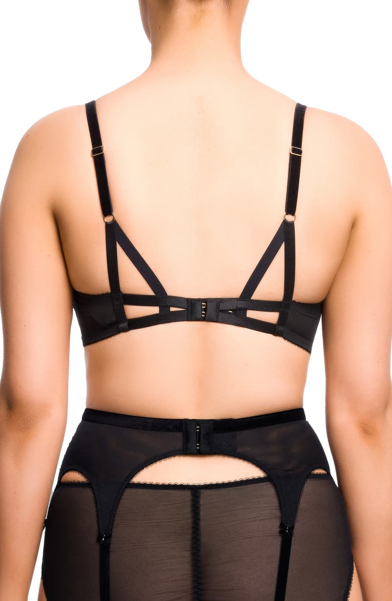 Dita Von Teese Dahlia Underwire Plunge Bra, Alternate, color, 