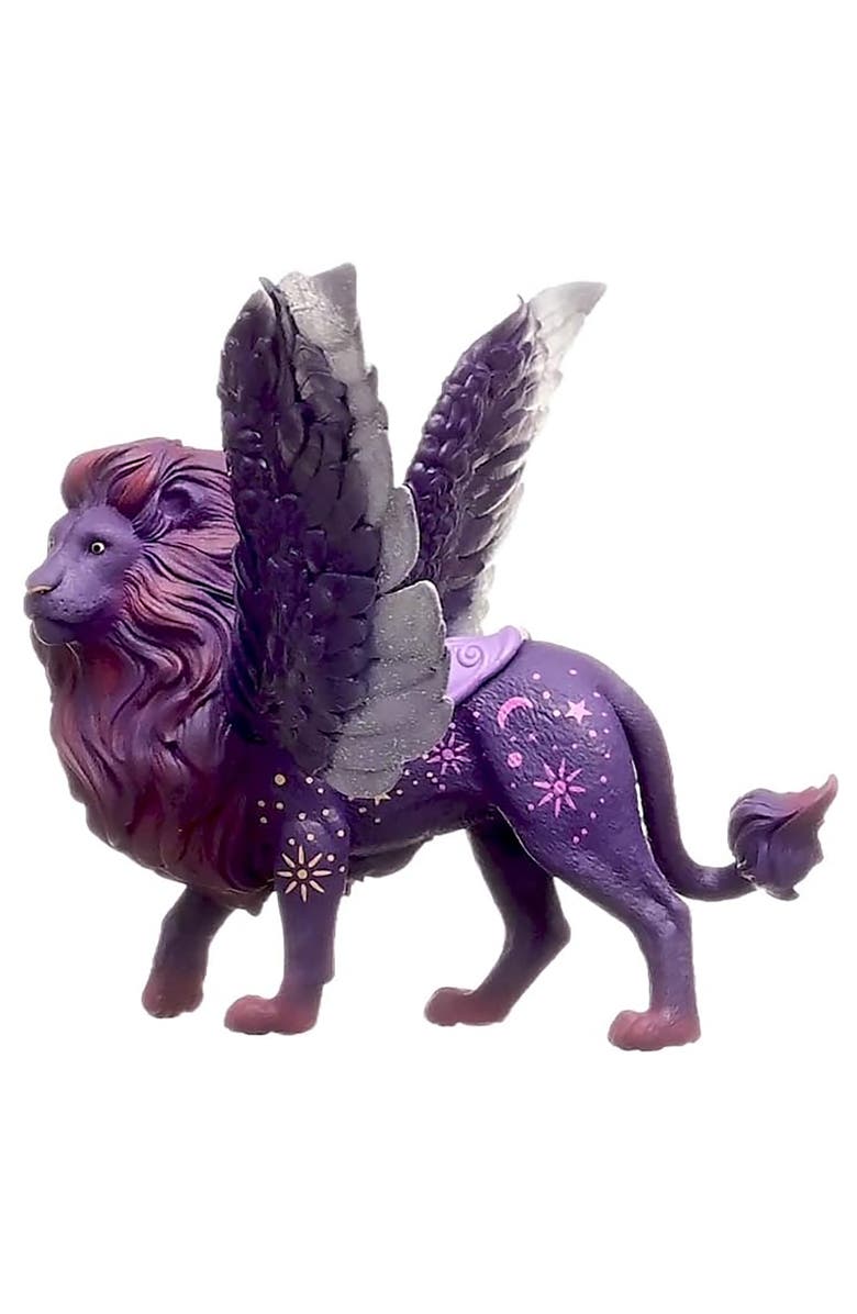 Schleich Bayala Moon Lion 10 Inch Glitter Figurine, Glow in the Dark, Alternate, color, Multicolored