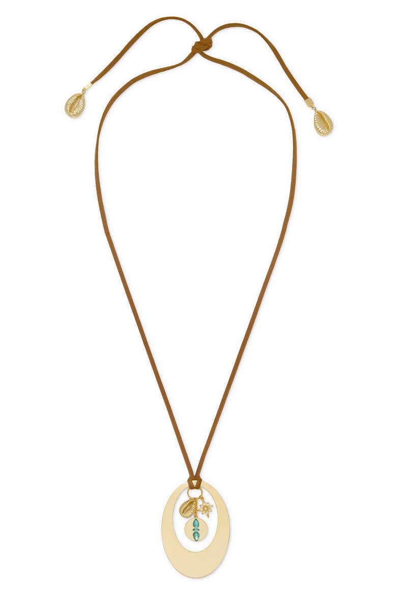 Casie Pendant Necklace, Main, color, GOLD