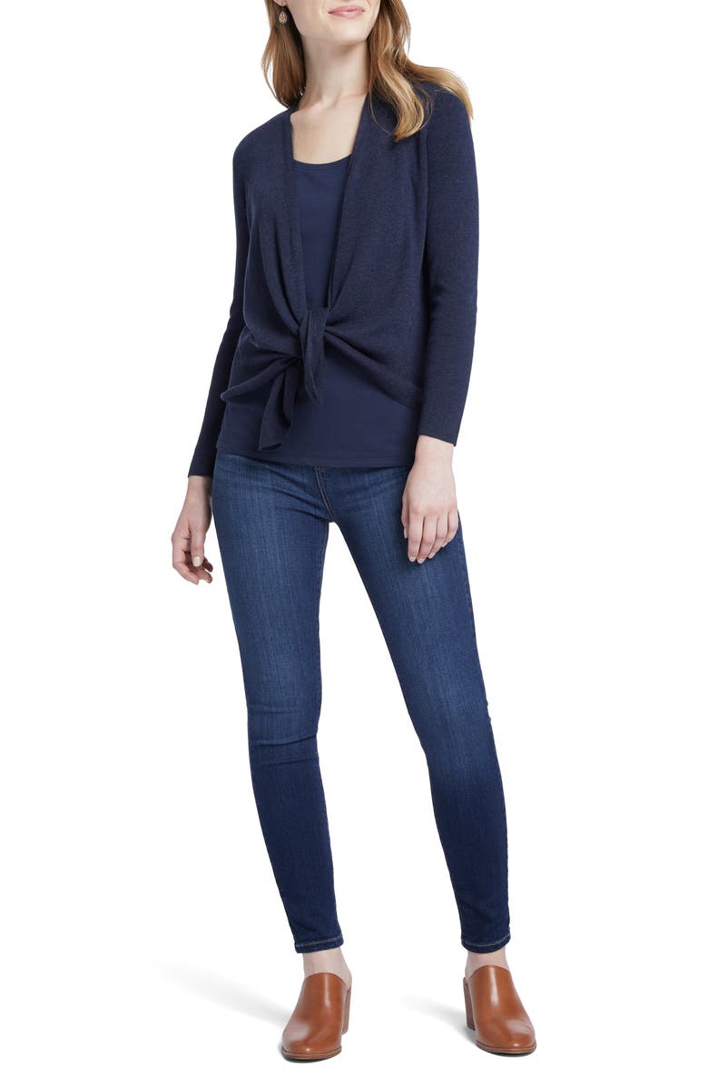 NIC+ZOE Four-Way Cardigan, Alternate, color, Dark Indigo
