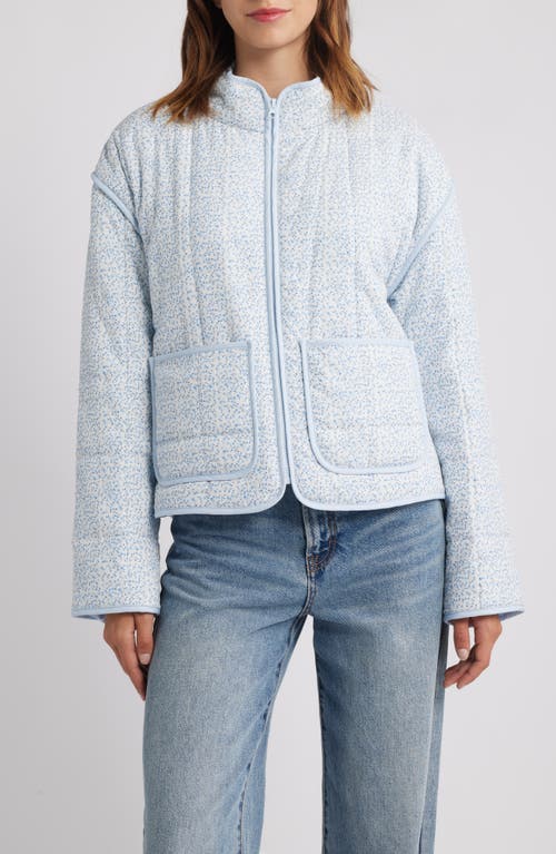 Thread & Supply Quilted Jacket In Blue