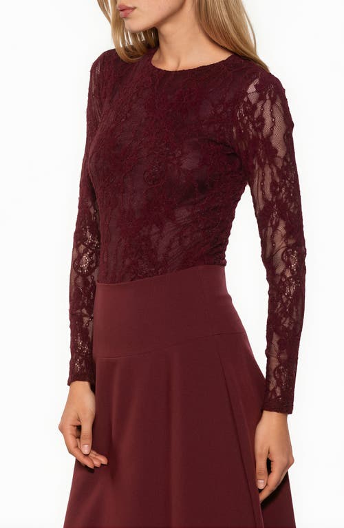 Alexia Admor Celine Stretch Lace Bodysuit In Multi