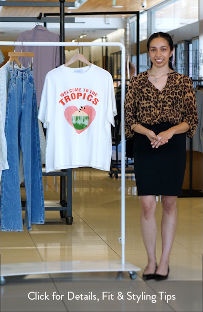 The Tropics Cotton Graphic T-Shirt, sales video thumbnail