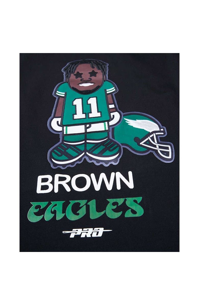 PRO STANDARD Men's Pro Standard A.J. Brown Black Philadelphia Eagles Player Avatar Graphic T-Shirt, Alternate, color, 