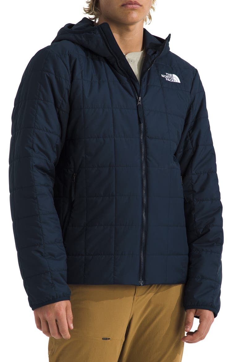 Junction Insulated Hooded Puffer Jacket, Main, color, SUMMIT NAVY