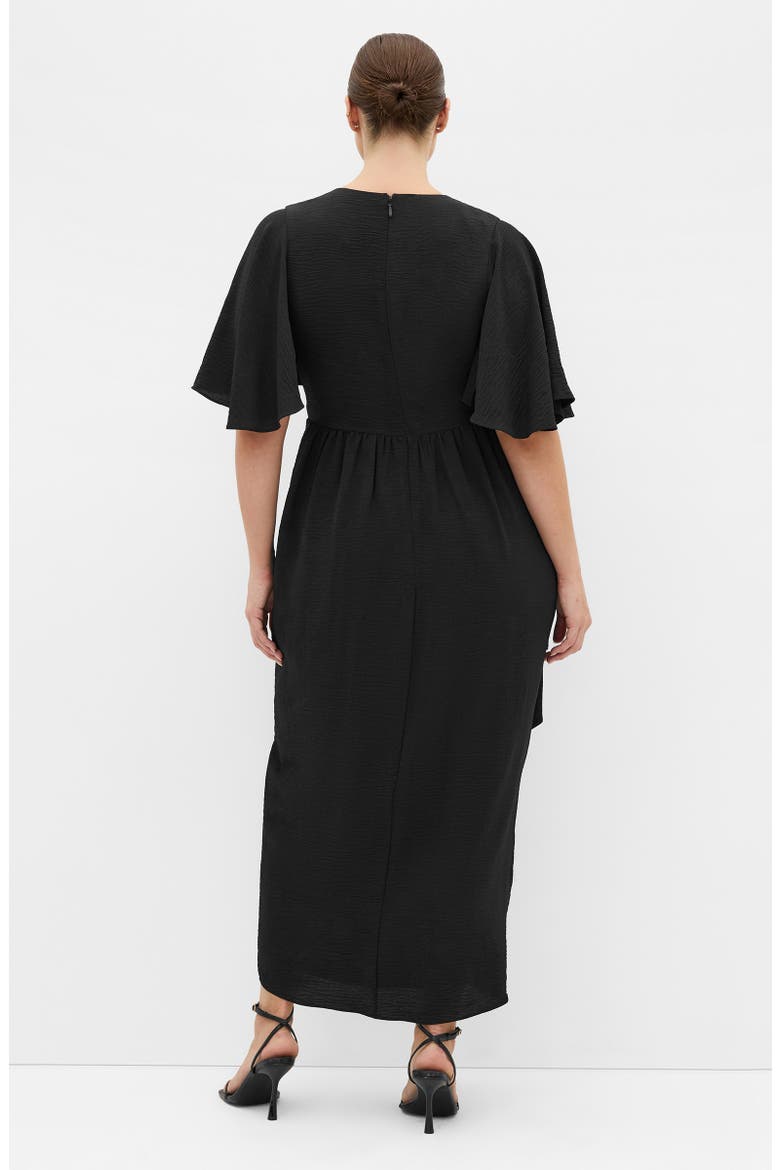 Braelynn High-Low Maxi Dress, Alternate, color, BLACK
