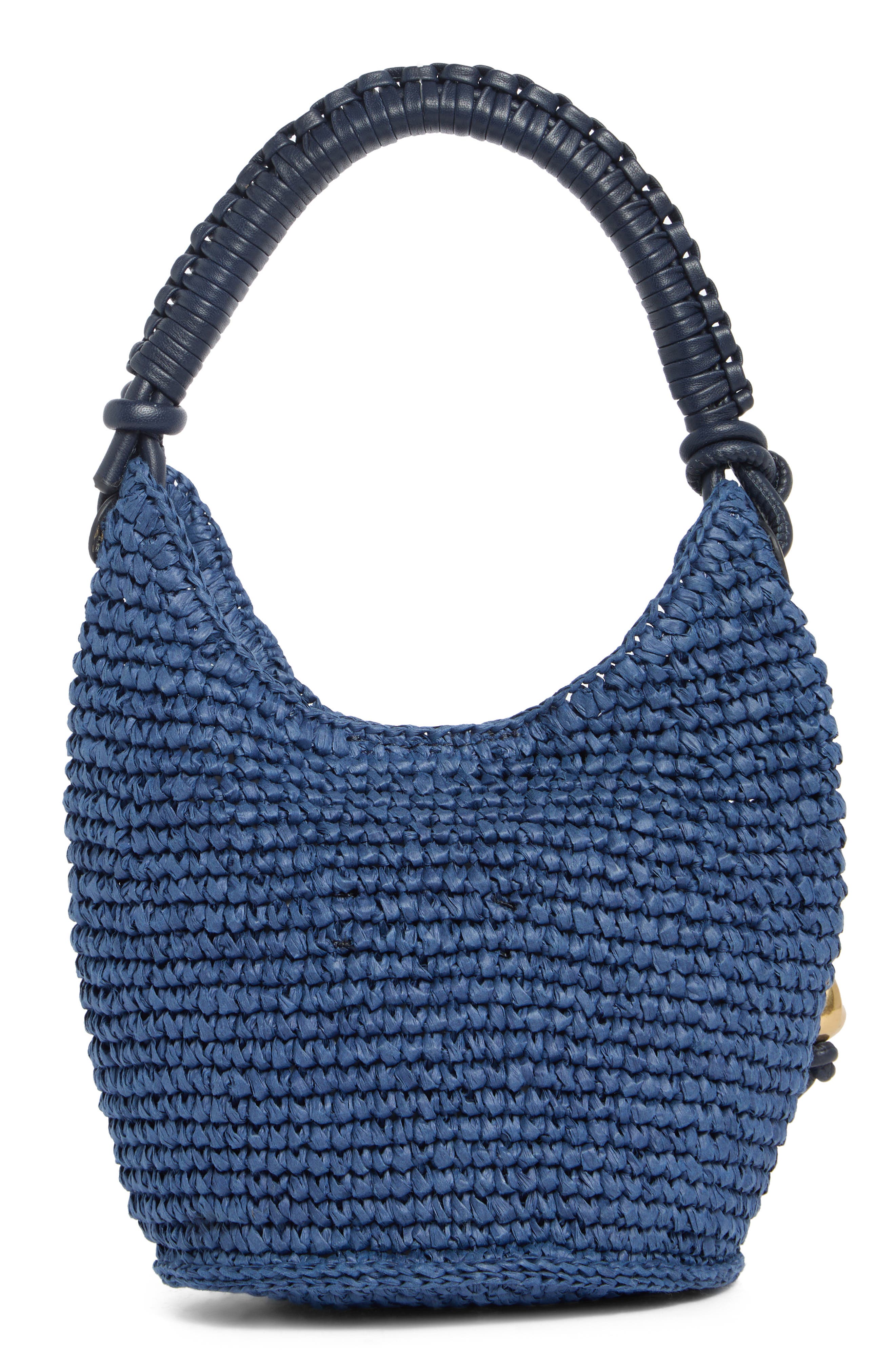 Madewell The Camren Mini Bag, Alternate, color, Washed Denim Multi