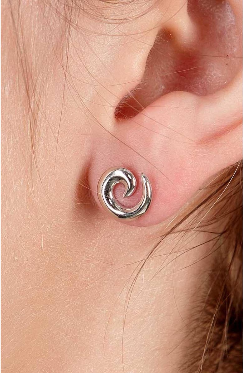 Lucy Quartermaine Swirl Studs, Alternate, color,