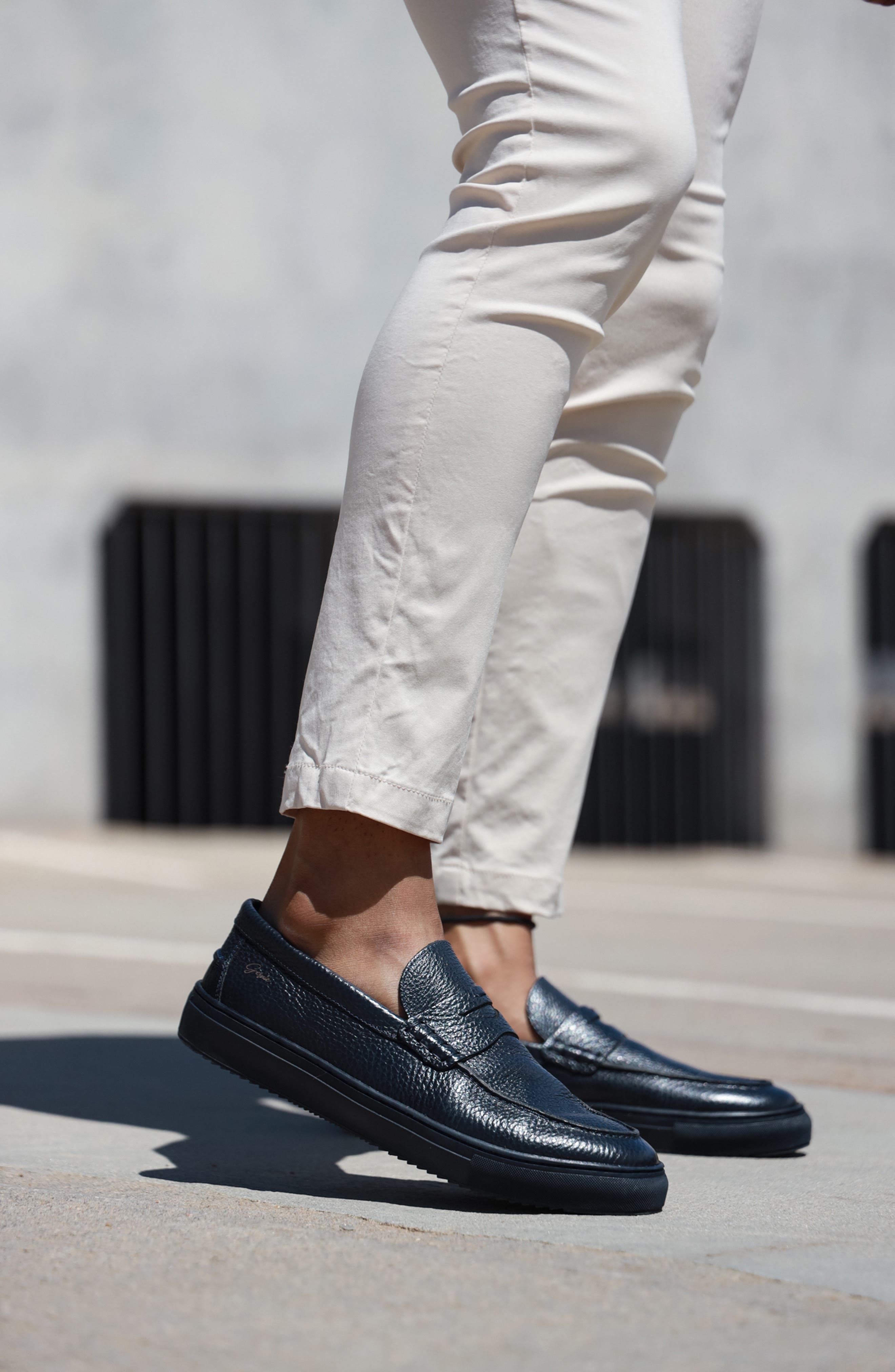 Gernie Penny Driving Loafer, Alternate, color, Cognac Garda