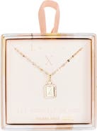 Leith Initial Pendant Necklace