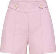 Veronica Beard Runo Stretch Cotton Shorts