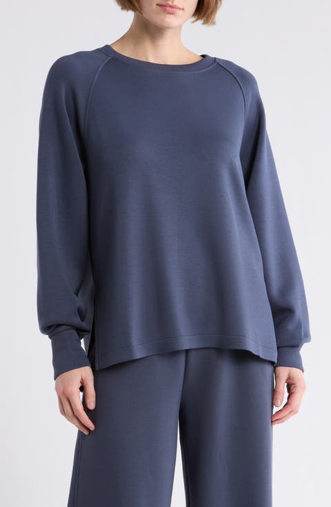 Whisper Knit Crewneck Tunic