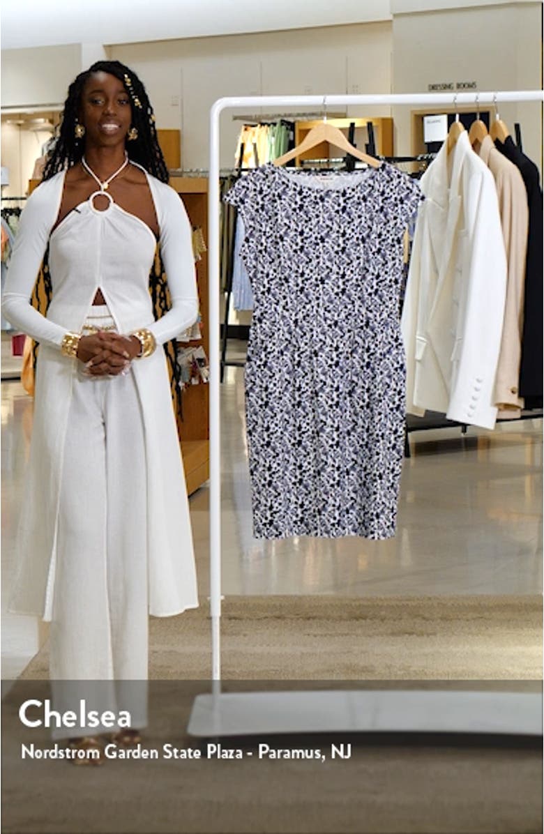 Florrie Floral Jersey Dress, sales video thumbnail