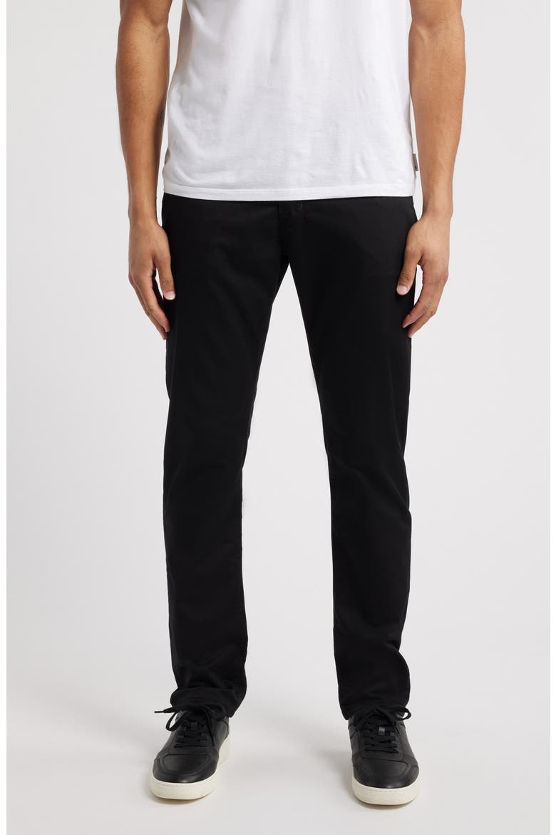 Tellis Airluxe™ Commuter Performance Sateen Slim Fit Pants, Main, color, TRUE BLACK