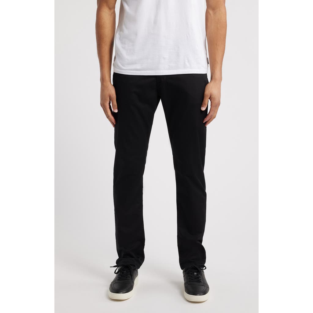 Ag Tellis Airluxe™ Commuter Performance Sateen Slim Fit Pants In True Black