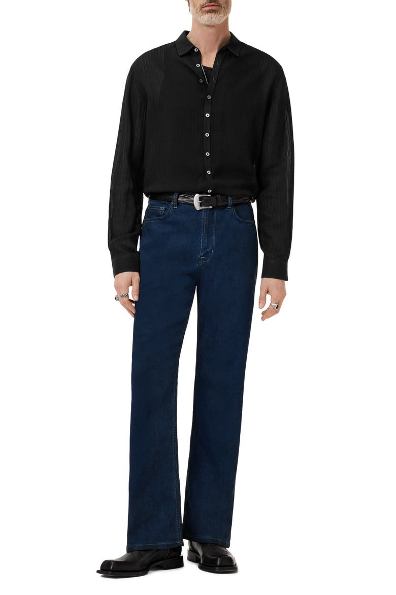 Bucks Button-Up Shirt, Alternate, color, BLACK