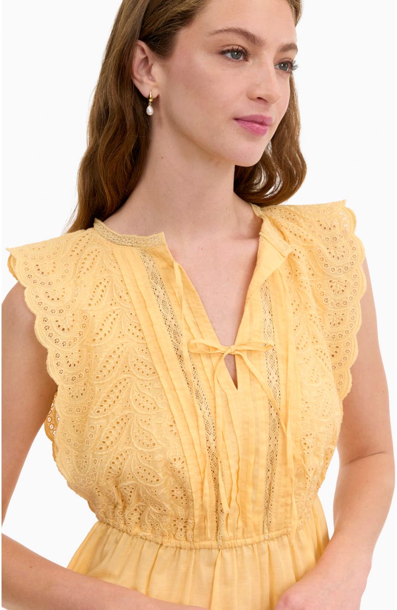 Rebecca Taylor Sabine Top, Alternate, color, Daisy Yellow