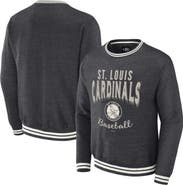 Darius Rucker Collection by Fanatics Men's Darius Rucker Collection by Fanatics  Heather Charcoal St. Louis Cardinals Vintage Pullover Sweatshirt