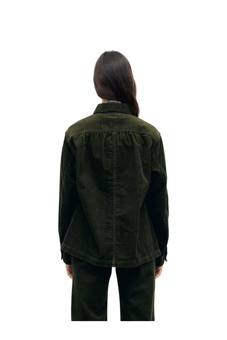 Jena Corduroy Shacket, Alternate, color, Khaki Green