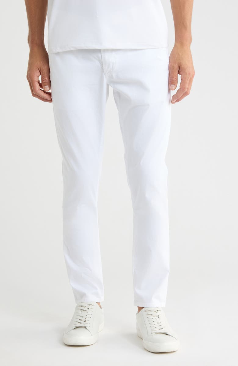 AG Jamison Slim Straight Leg Pants, Main, color, White