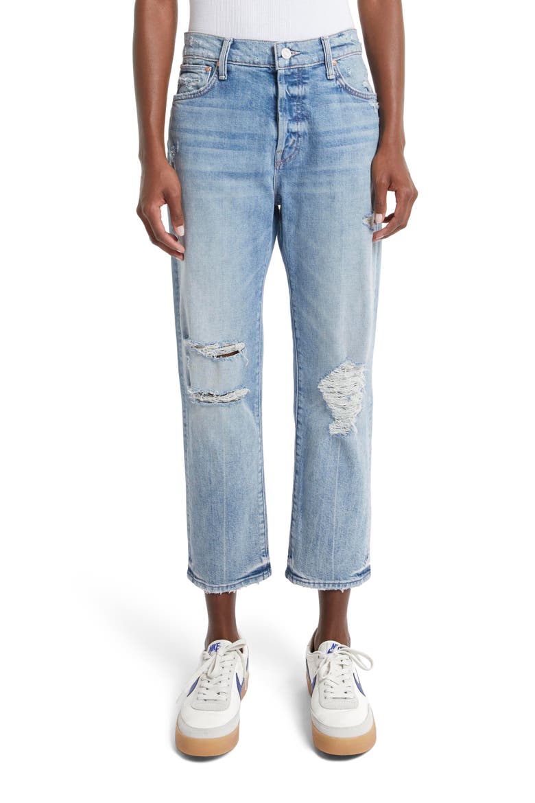 The Scrapper High Rise Ankle Crop Jeans, Main, color, WICKED WILD CALLING