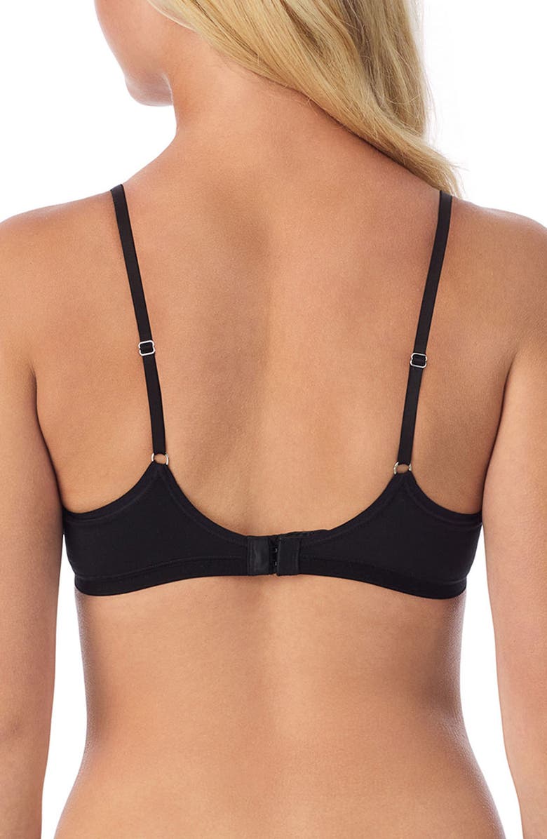On Gossamer Cabana Unlined Underwire T-Shirt Bra, Alternate, color, Black