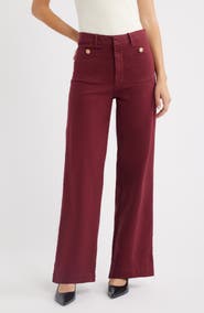 FRAME The Modernist High Waist Straight Leg Pants