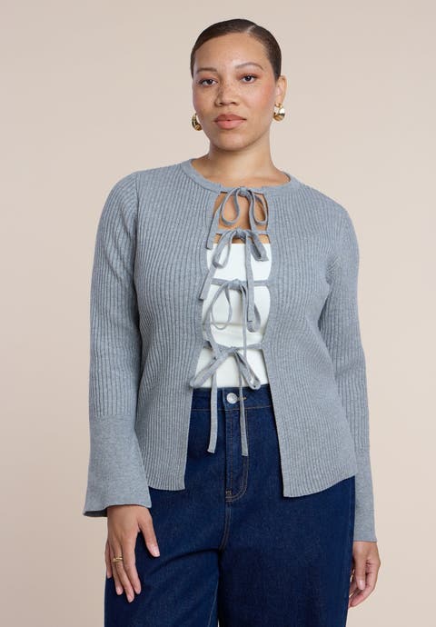Tie Front Cardigan