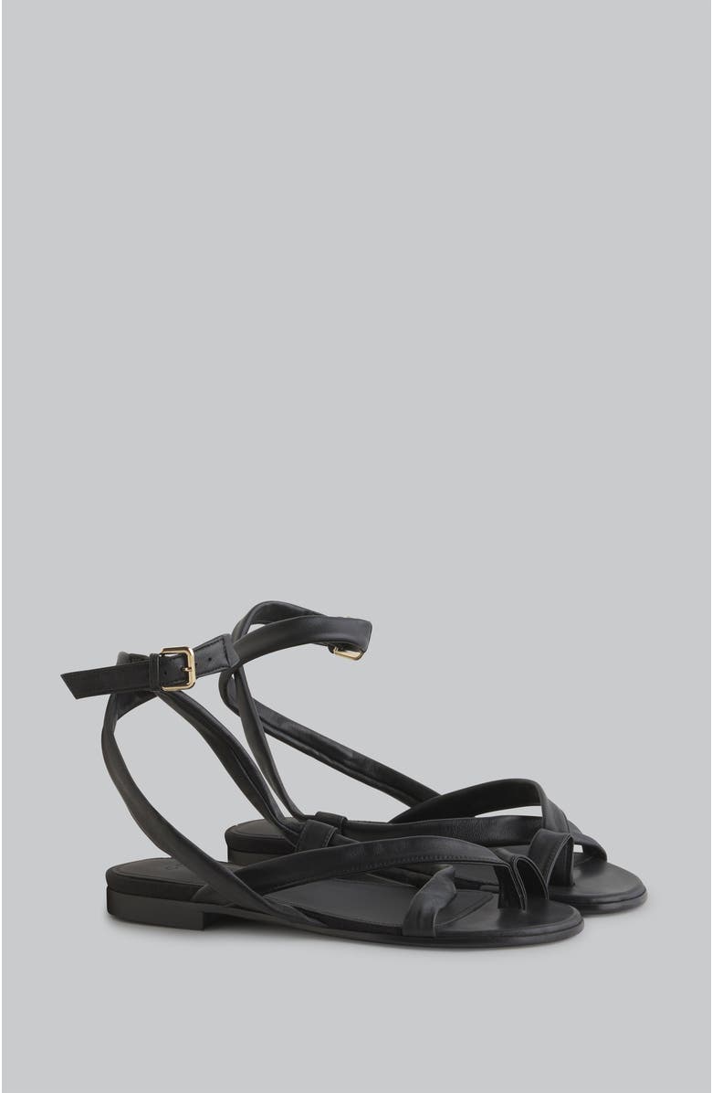 CO Asymmetric Toe Ring Gladiator Sandal, Alternate, color,