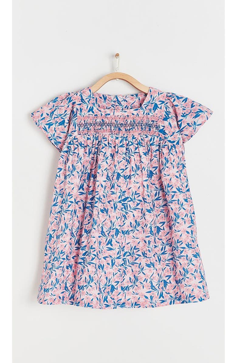 Babycottons Leticia Short Sleeve Dress, Main, color, Pink