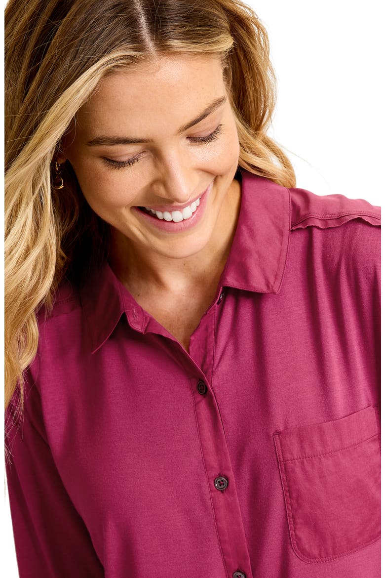 Button-Up Shirt, Alternate, color, SANTA ANA
