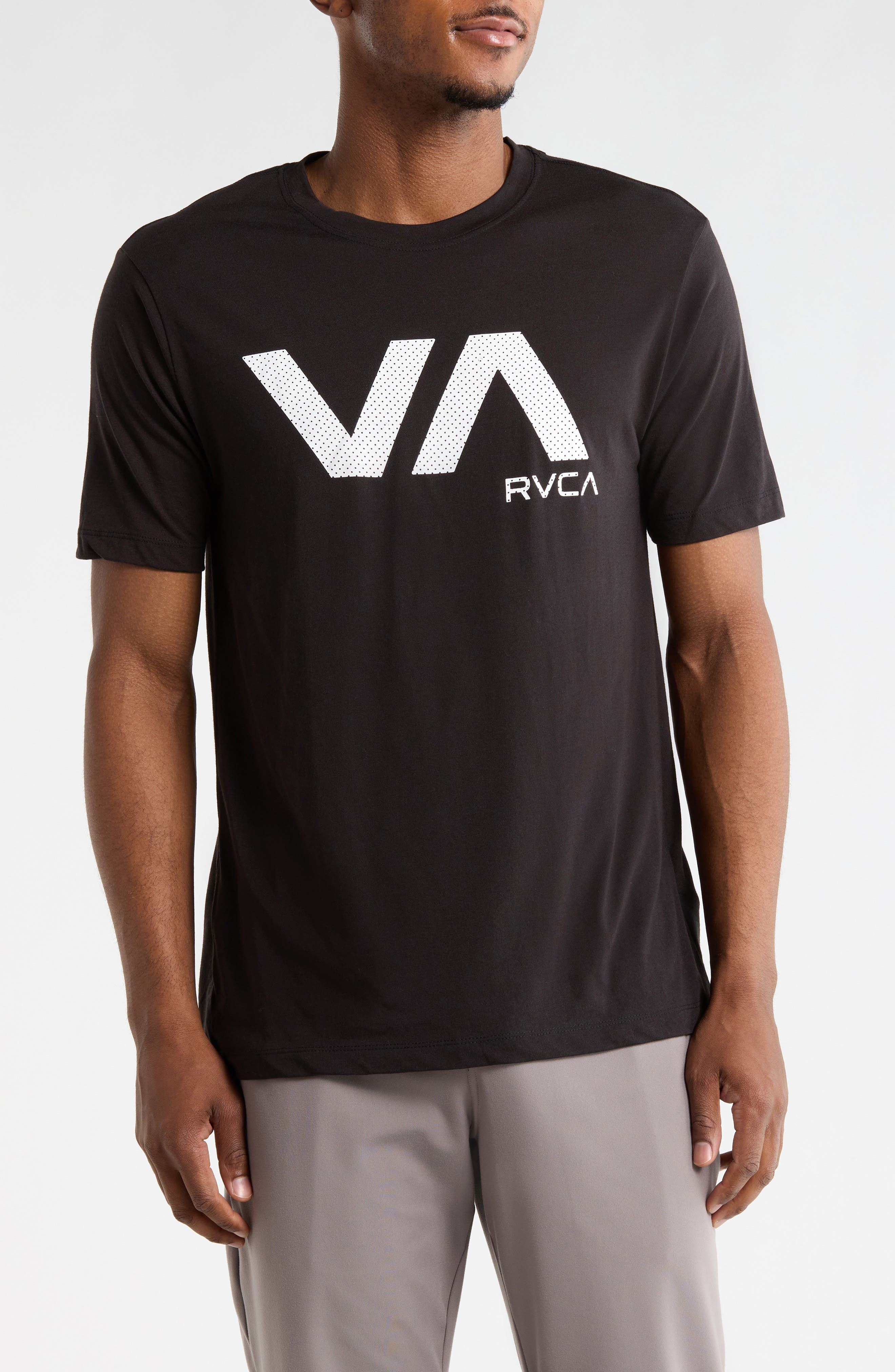 RVCA Logo Blur Sport T-Shirt