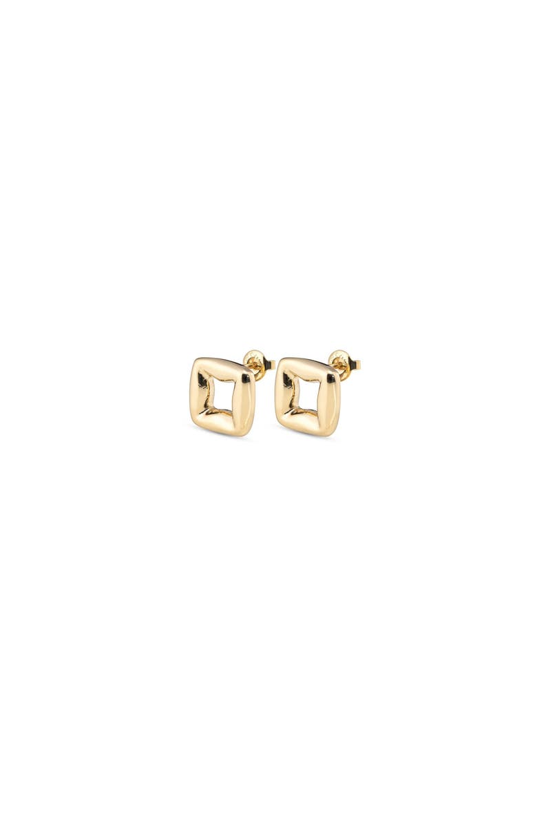 UNODE50 Small Link Earrings, Alternate, color, Gold