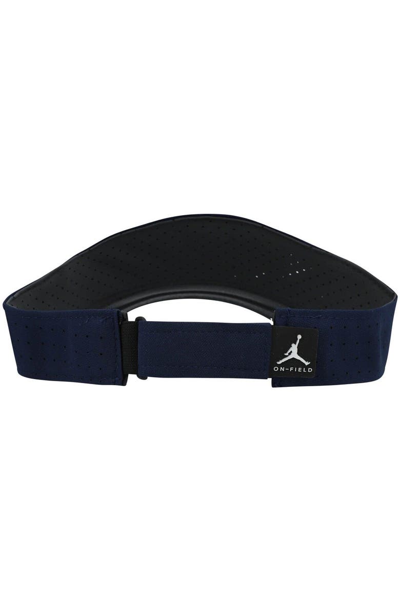 Men's Jordan Brand Navy North Carolina Tar Heels 2021 Sideline Performance Visor, Alternate, color, Navy