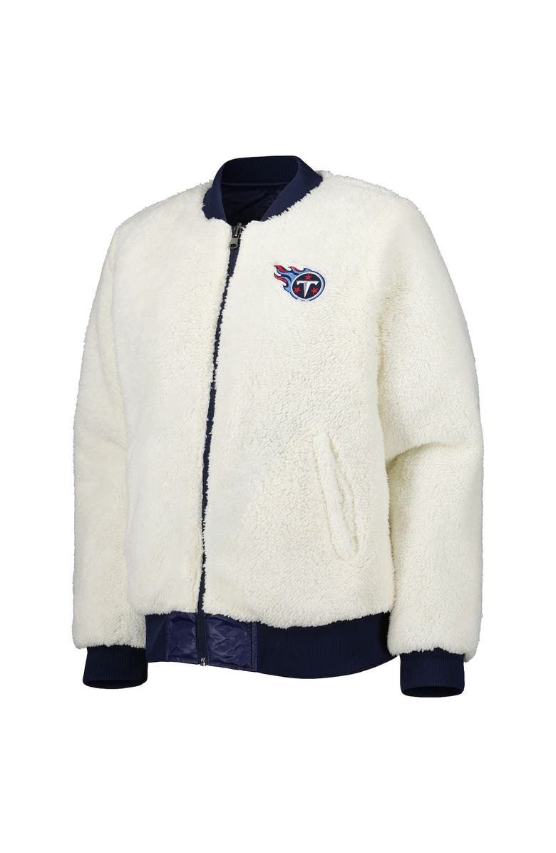 G-III 4HER BY CARL BANKS Women's G-III 4Her by Carl Banks Oatmeal/Navy Tennessee Titans Switchback Reversible Full-Zip Jacket, Alternate, color, Oatmeal