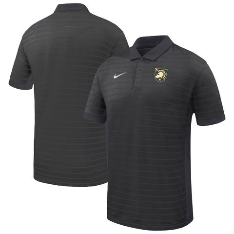 Men's Nike Black Army Black Knights Victory Stripe Dri-FIT Polo
