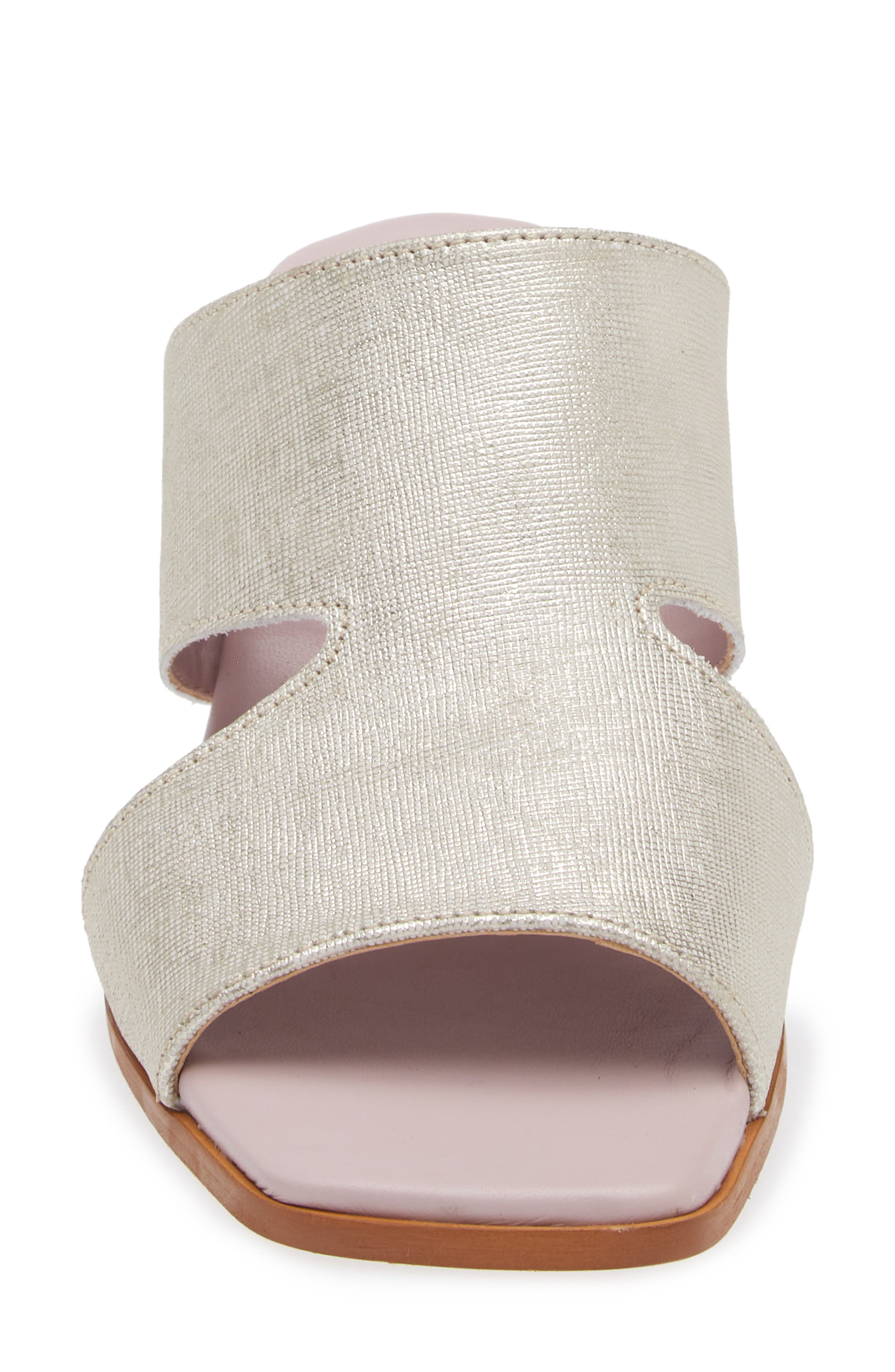 Femie Slide Sandal, Alternate, color, PLATINO