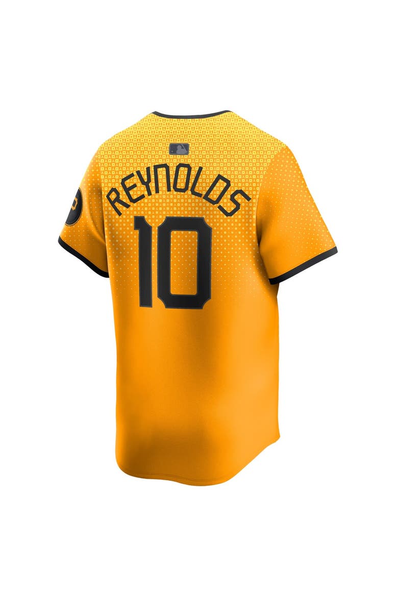 Men's Nike Bryan Reynolds Gold Pittsburgh Pirates City Connect Limited Player Jersey, Alternate, color, Gold