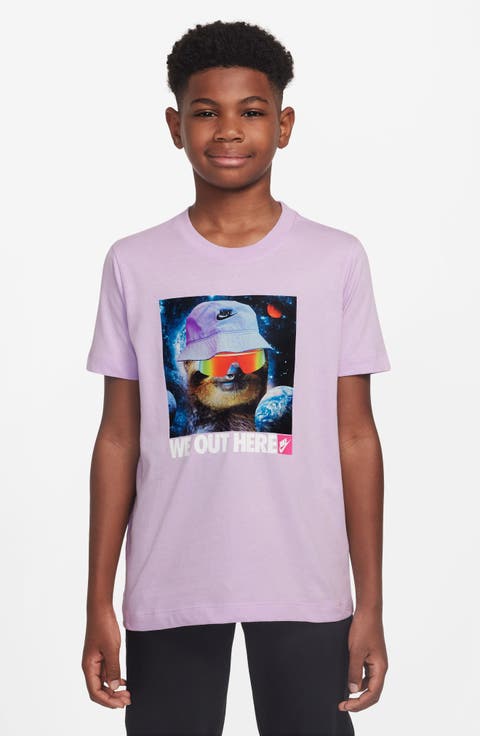 Kids' Sportswear Cotton Graphic T-Shirt (Big Kid)