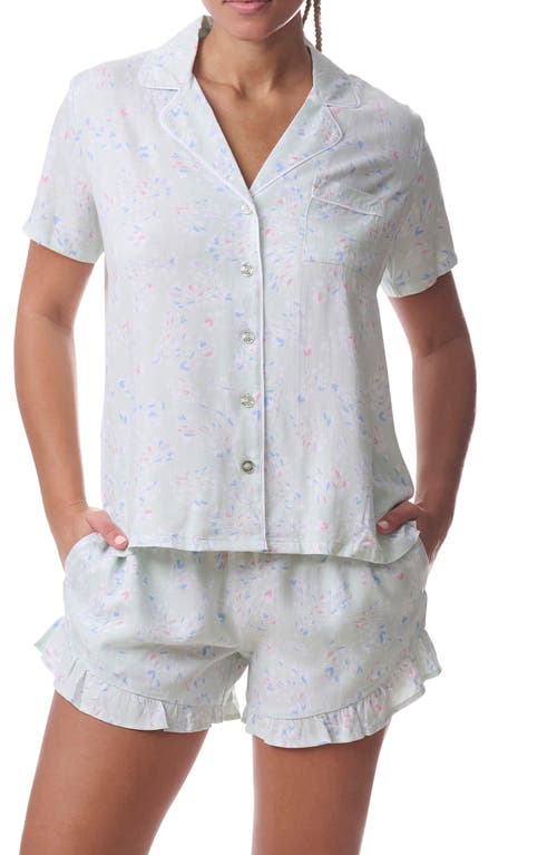Splendid Print Short Pajamas In Breezy Love