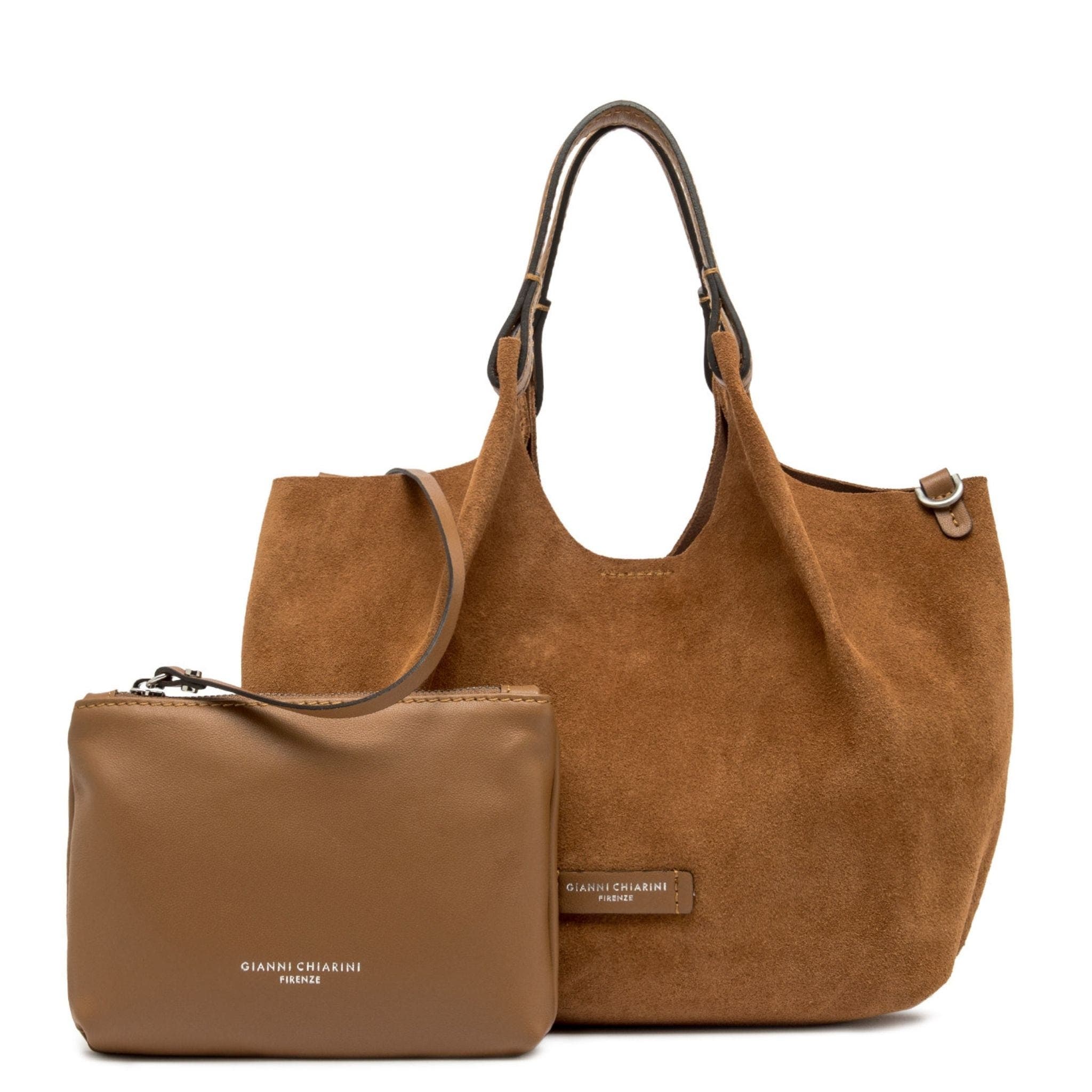 Dua Leather Mini Hobo Bag, Alternate, color, caramel