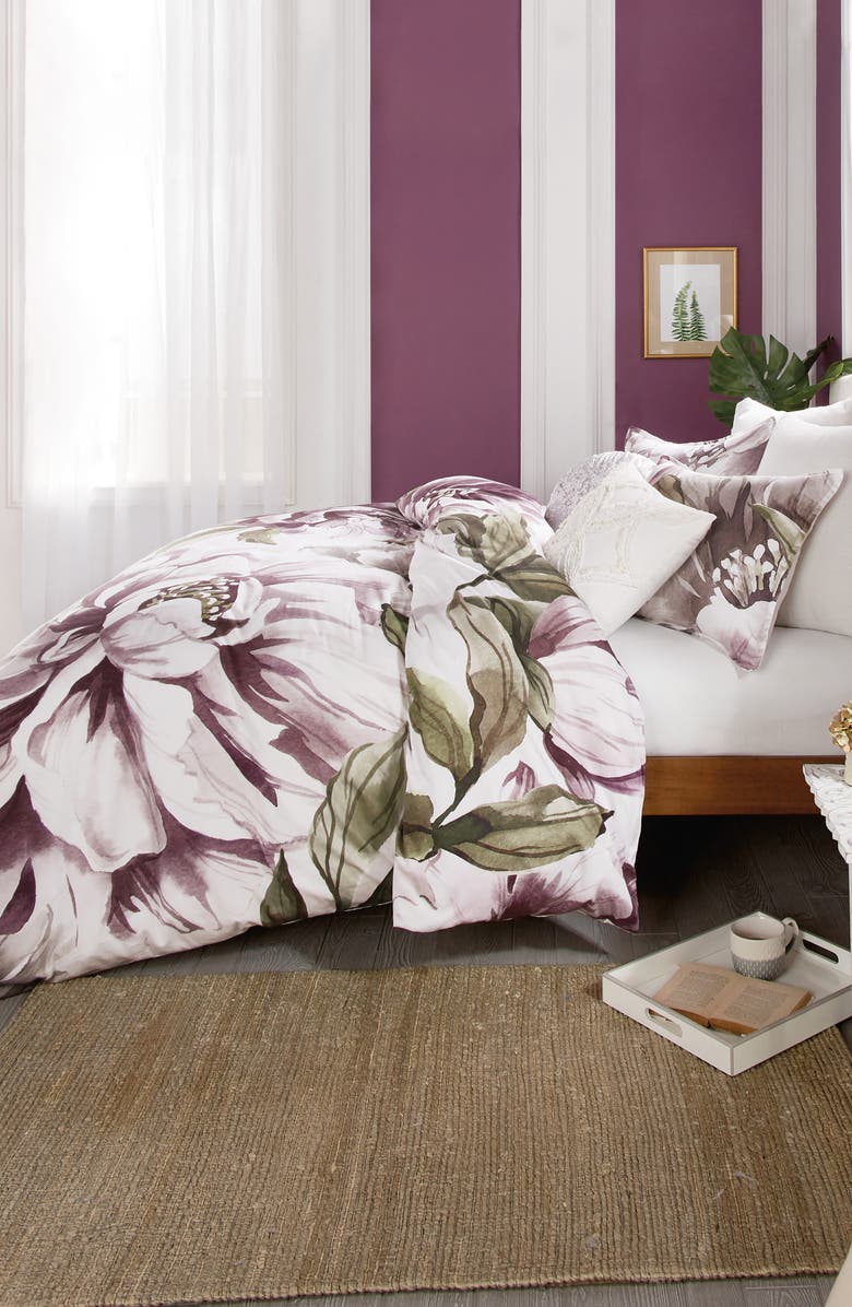 Peri Home Peony Blooms Comforter & Sham Set, Alternate, color, 