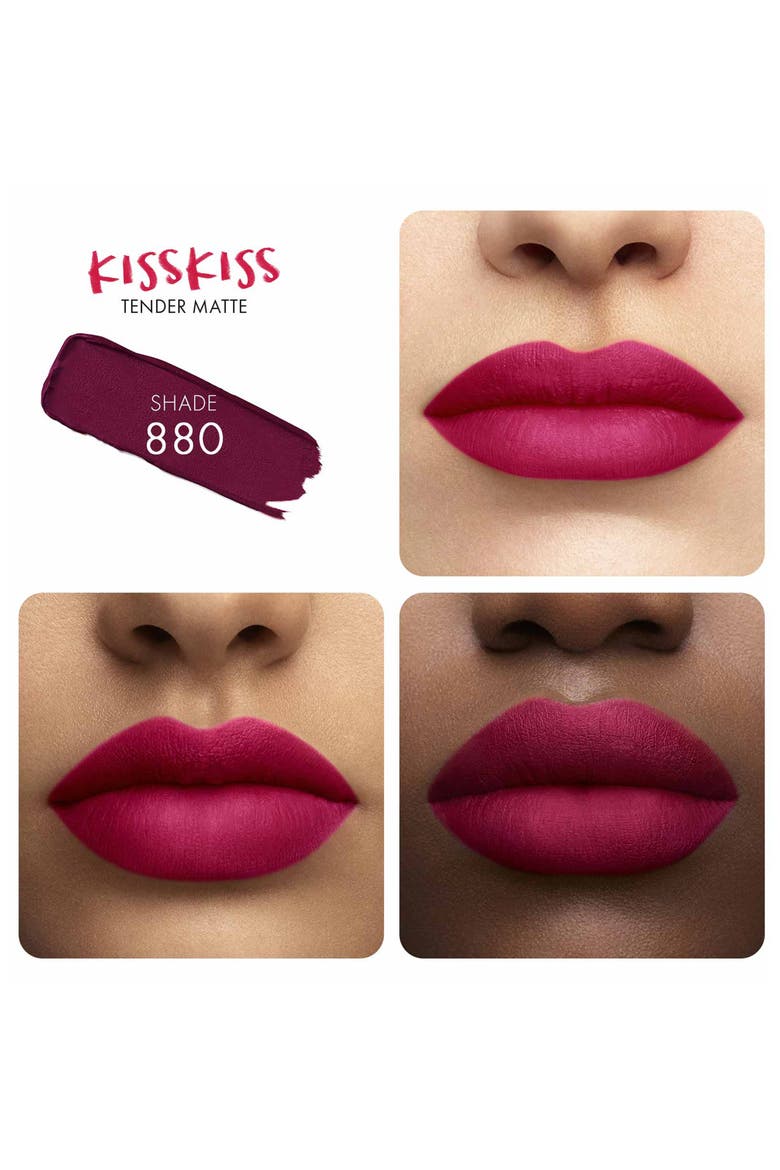 KissKiss Tender Matte Lipstick, Alternate, color, CARESS PLUM