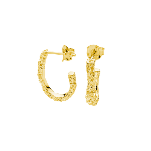 Lucy Quartermaine Hula Half Hoop Earring