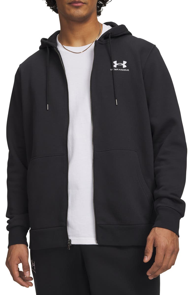 Under Armour Icon Fleece Zip Hoodie, Main, color, Black