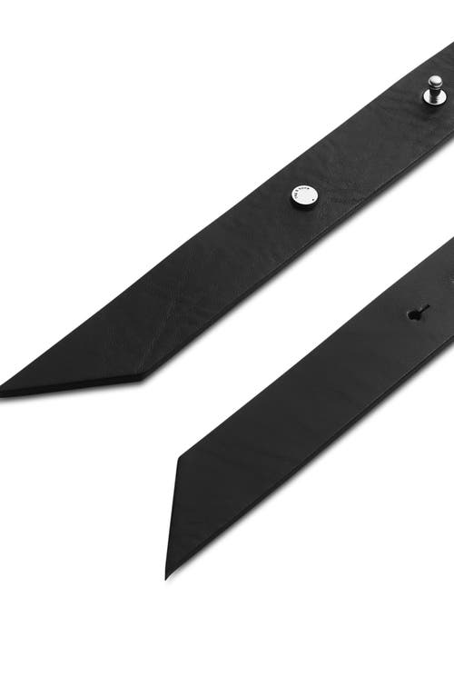 Rag & Bone Zoe Leather Belt In Black