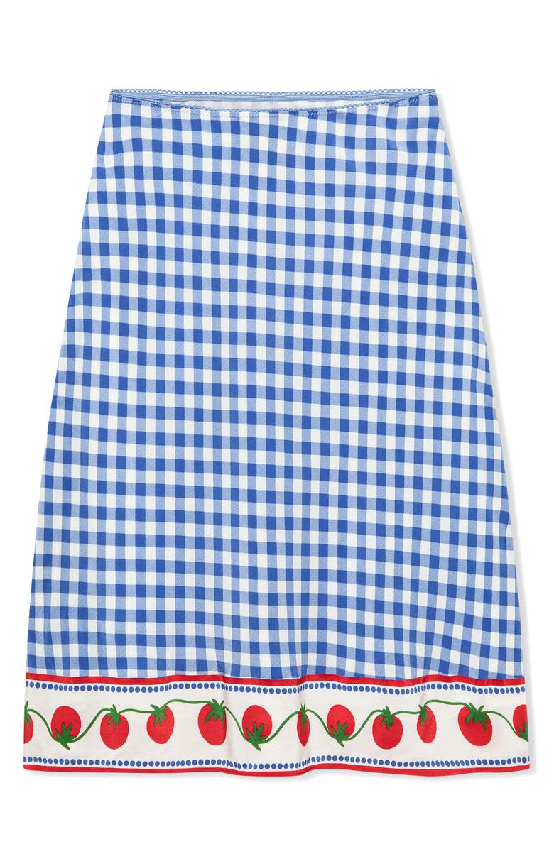 Rails Grazia Print Skirt, Main, color, Gingham Tomatoes