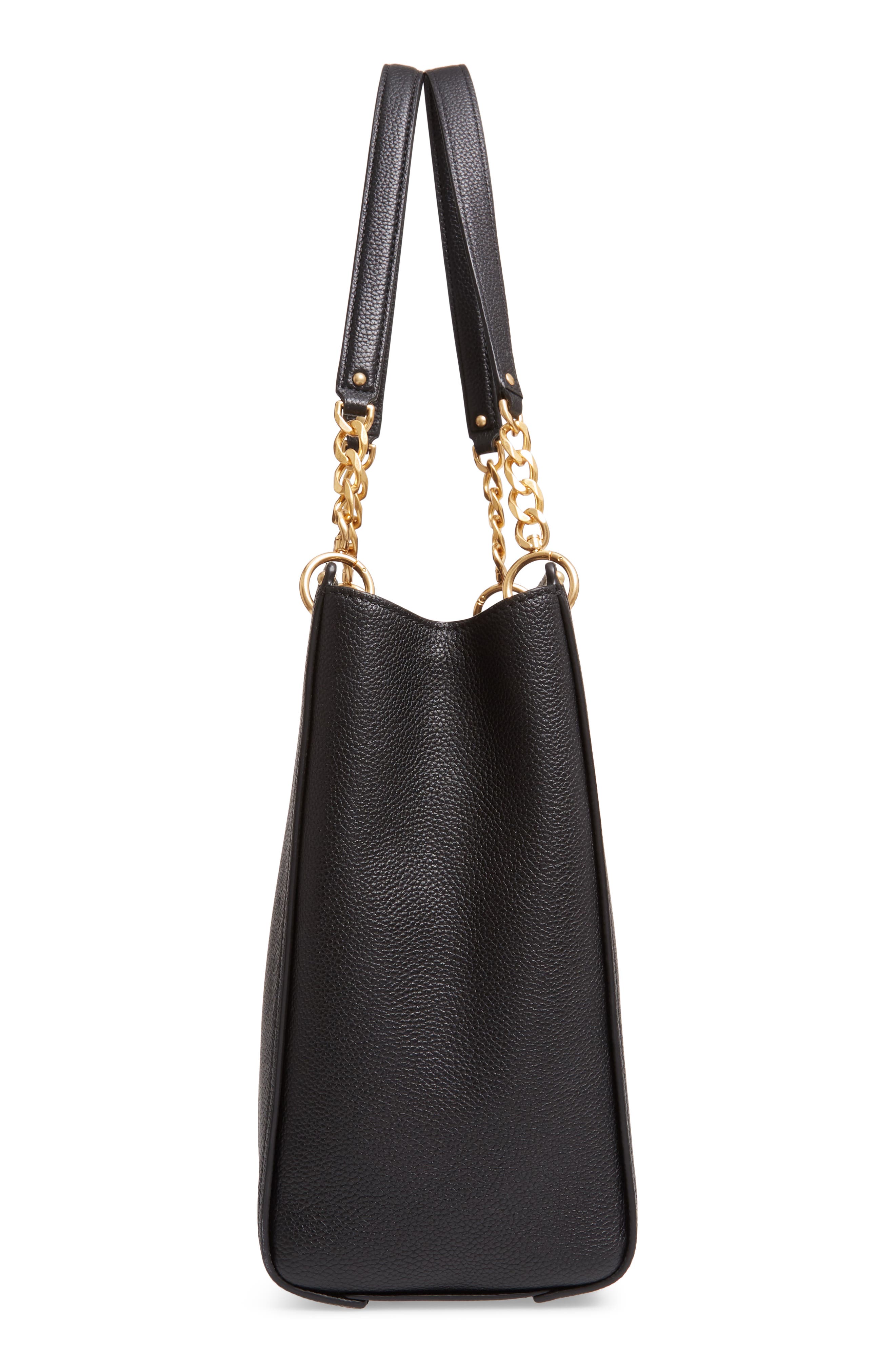 Tory Burch Everly Leather Tote, Alternate, color, 