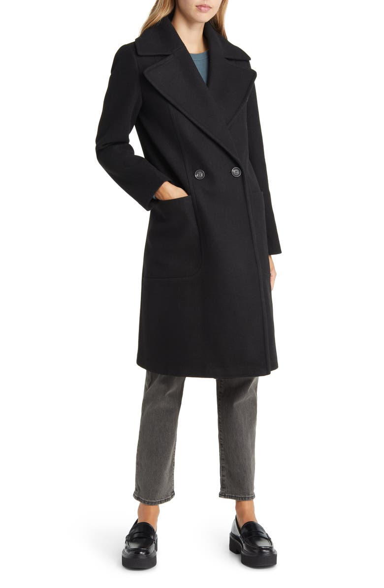 Halogen<sup>®</sup> Double Breasted Coat, Alternate, color,